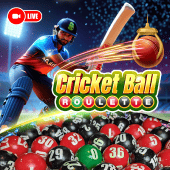 Cricket Ball Roulette on bingo plus com